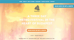 Desktop Screenshot of budafest.com